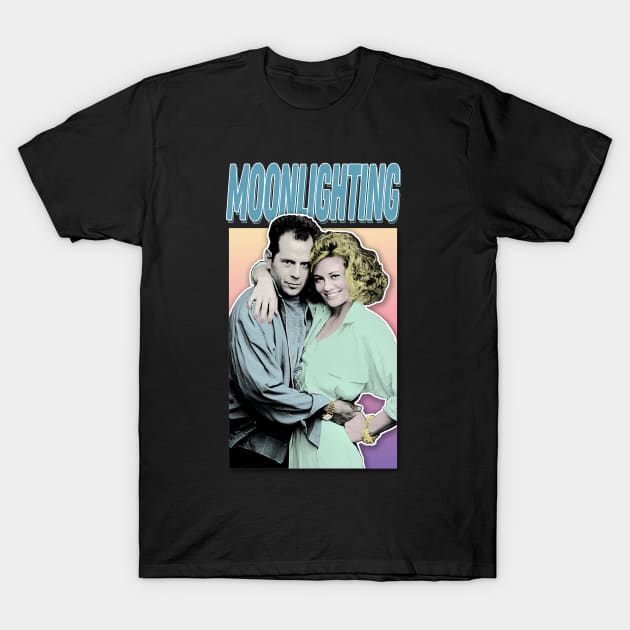 Moonlighting / 80s TV Series Fan Gift T-Shirt by DankFutura